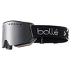 Bolle Adult Small Fit Cylindrical Goggle with High Contrast Black Chrome Lens