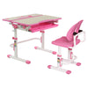 TygerClaw Pink Adjustable Desk with Chair