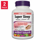 webber naturals Super Sleep Soft Melt Tablets, 90-count