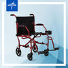 Medline Ultralight Transport Chair - Red