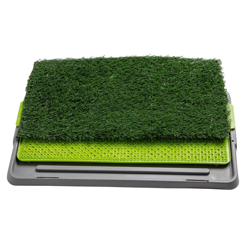 Potty Patch Indoor/Outdoor Training Turf Washroom for Dogs (Size Small)