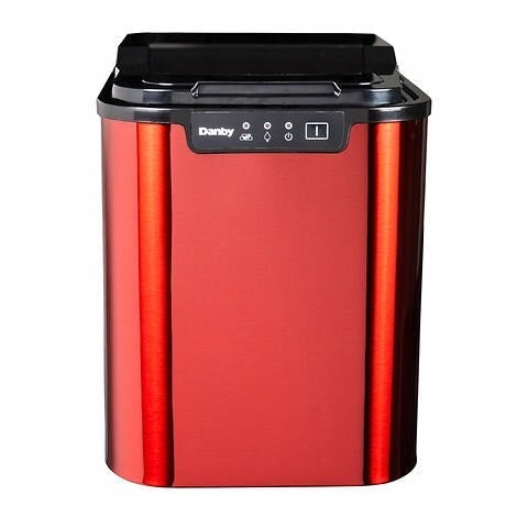 Danby Stainless Steel Ice Maker (Red)