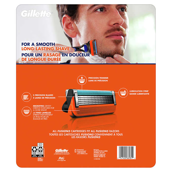 Gillette Fusion5 Men's Razor Blade Refills, 18 Refills