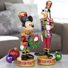 Mickey and Goofy Nutcrackers with Lights and Music - 2-piece