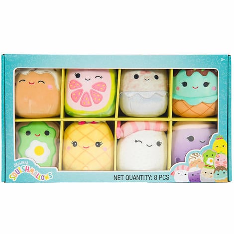 Squishmallows Food Theme 5-inch 8 Pack