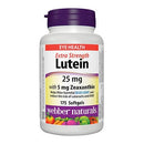 webber naturals Lutein 25 mg with 5mg of Zeaxanthin - 175 softgels