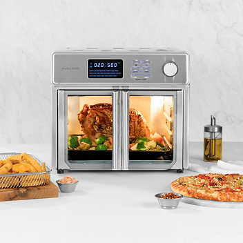Kalorik Digital Air Fryer Oven with 9 Accessories, Stainless Steel