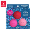 eos 2022 Limited Edition Holiday Lip Balm, 2 x 3 Sphere