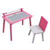 Pretty In Pink Wooden Activity Table with Chair
