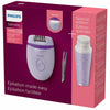 Philips Satinelle Essential Compact Epilator with VisaPure Mini Facial Cleanser