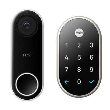 Google Nest x Yale Smart Lock and Nest Hello Video Doorbell Bundle