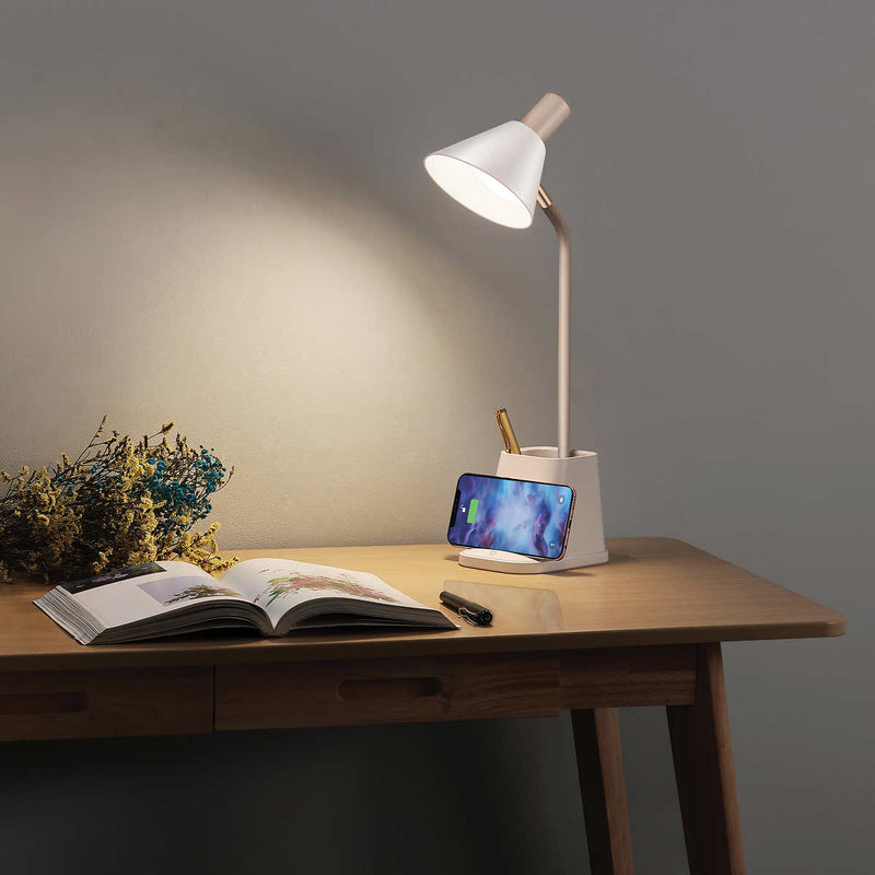 Sheffield Labs NEXUS Wireless Charging LED Desk Lamp