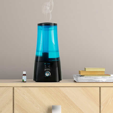 PureGuardian 100-hour Warm and Cool Mist Humidifier with Aromatherapy Tray
