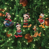 Mickey and Friends 5-piece Holiday Ornament Set