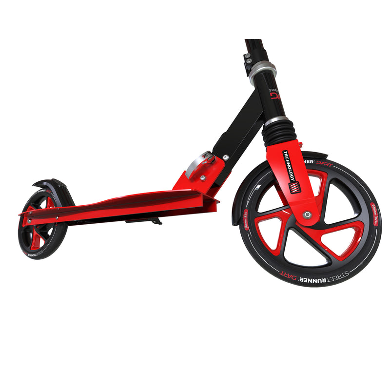 Street Runner Dart - Scooter de rueda grande para niños de 6 años en  adelante, patinete para adultos y adolescentes, altura ajustable, ligero