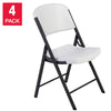 Lifetime Commercial Folding Chairs, 4-pack