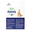 Parapet K9 Praventa 360 Flea and Tick Treatment for Dogs up to 4.5kg, 6 Tubes