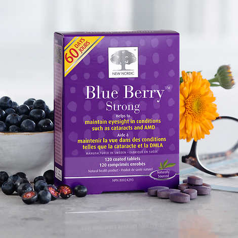 New Nordic Blue Berry Strong, 120 Tablets