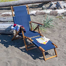 Patioflare Portable Lounge Chair with Leg Rest | Outdoor Chair