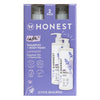 The Honest Company Truly Calming Lavender Shampoo and Body Wash, 2 x 502 mL