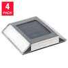 Classy Caps Stainless-steel Solar Path Light, 4-pack