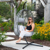 Vivere Swinging Nest Chair and Stand Combo