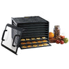 Excalibur Black 9-tray Dehydrator with Timer and Clear Door