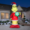 Giant 3.5m (11 ft.) Inflatable Grinch as Santa