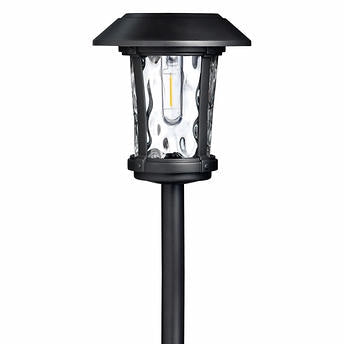 Solar LED Vintage-style Pathway Lights, 5-pack
