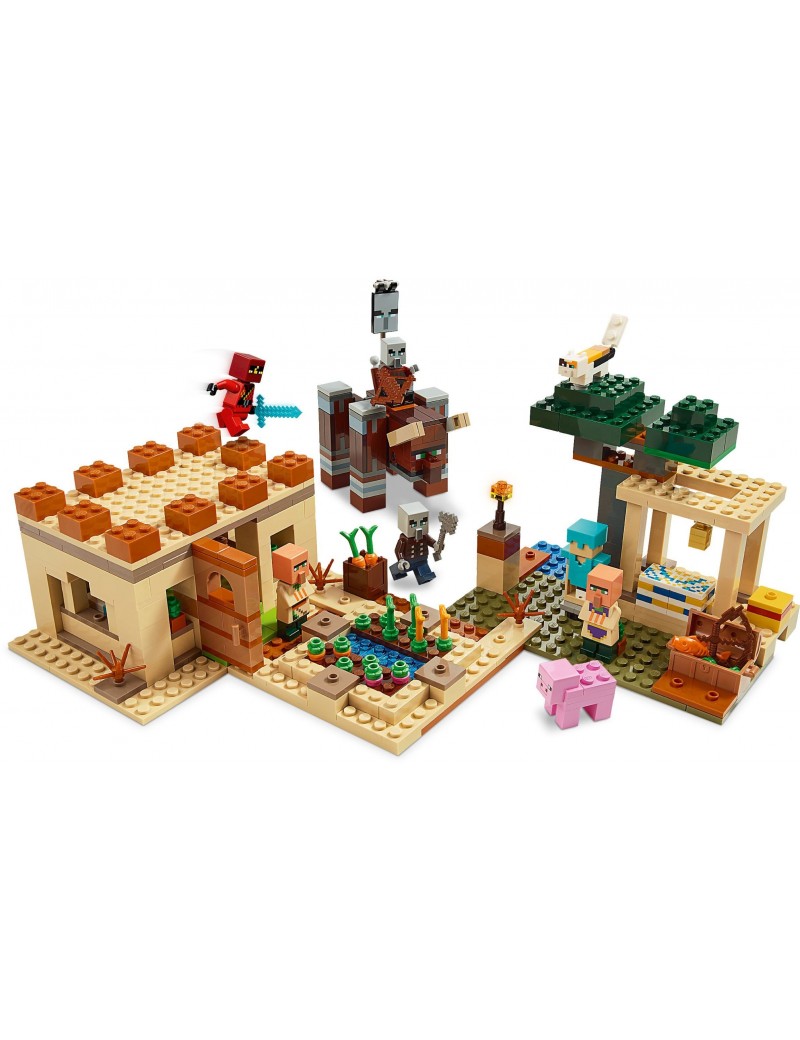 LEGO Minecraft The Villager Raid 21160 Building Toy Action Playset