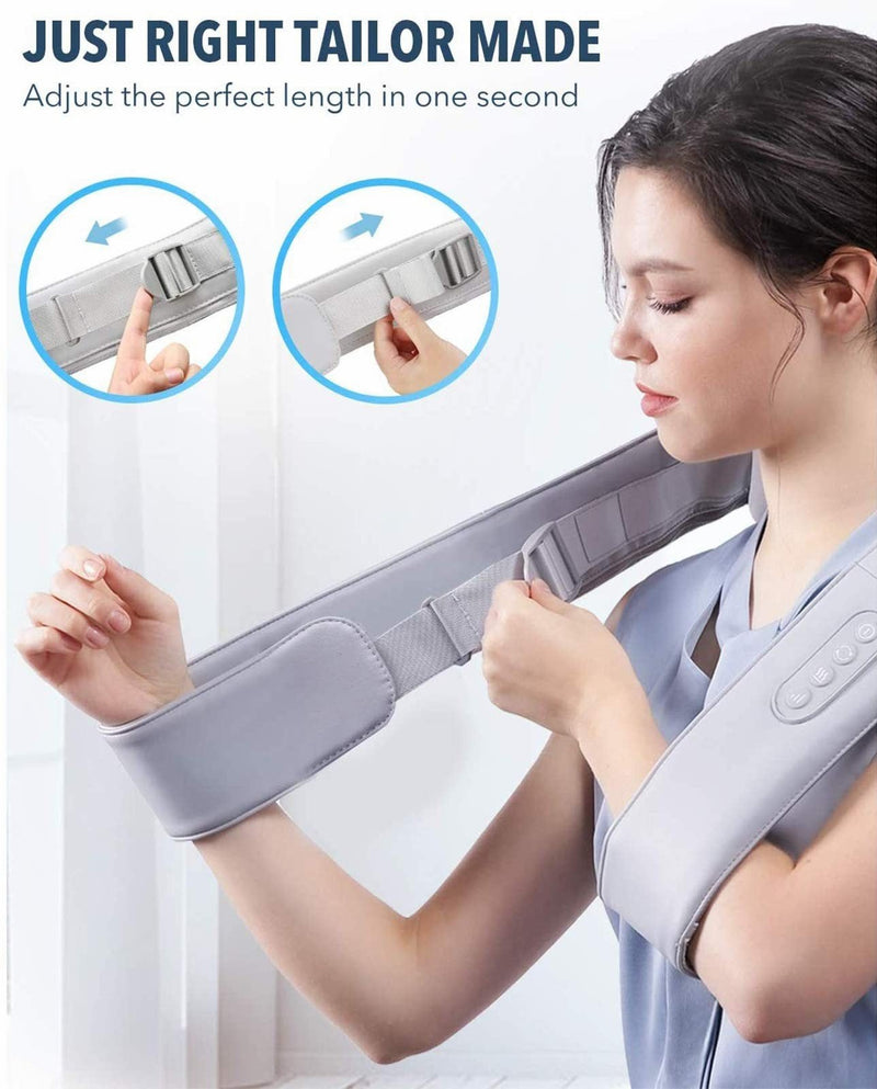 NAIPO ocuddle Shoulder Massager with Adjustable heat and Straps