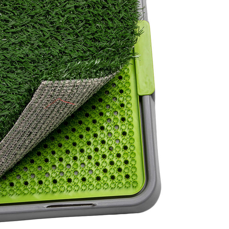Potty Patch Indoor/Outdoor Training Turf Washroom for Dogs (size Large)