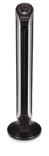 Rowenta Fresh 180° Large Digital Oscillating Tower Fan w/Remote Control, 3-Speed, Black