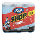 Scott Shop Blue Towels, 6-pk