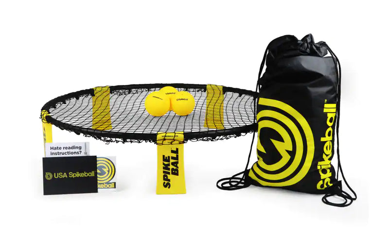 Spikeball Outdoor Portable Game Set, 4-pc, with Storage Bag, All Ages