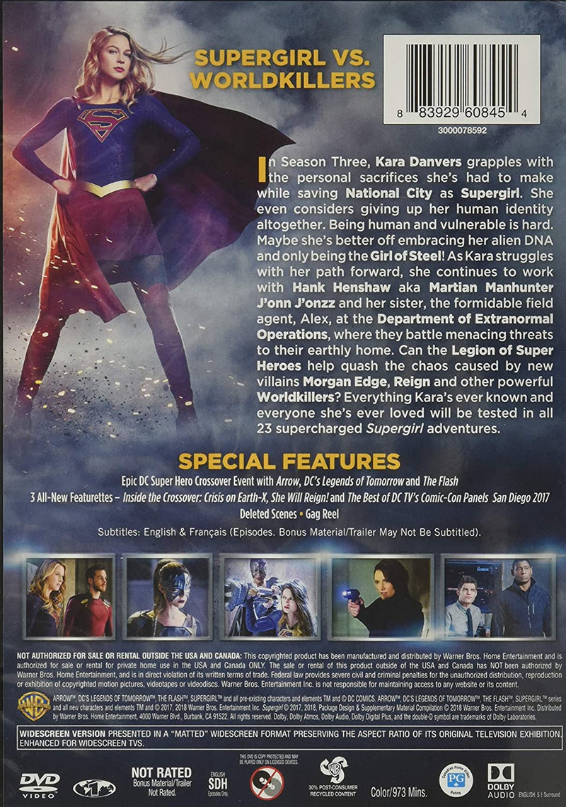 Supergirl: The Complete Third Season (DVD)