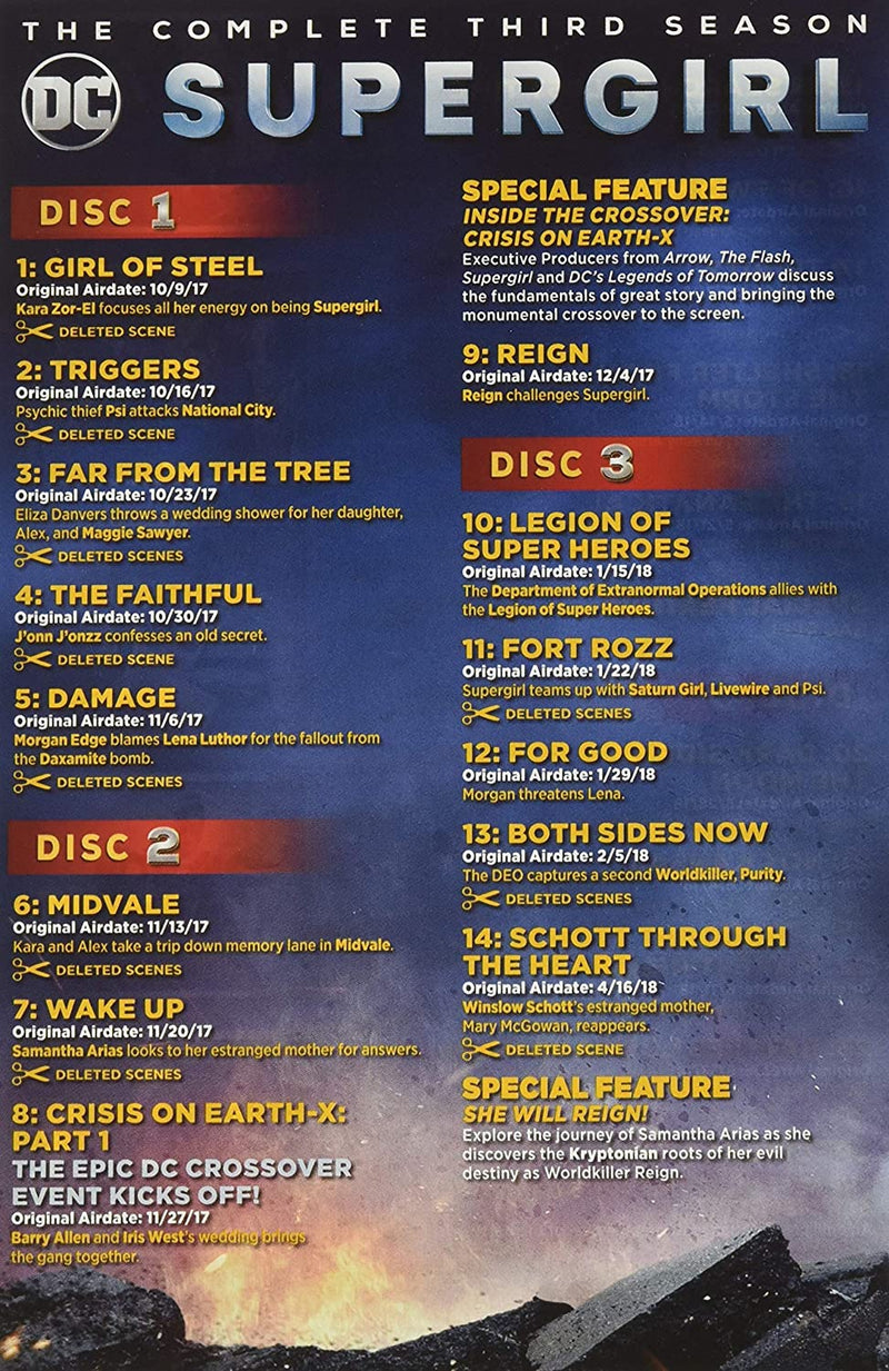 Supergirl: The Complete Third Season (DVD)